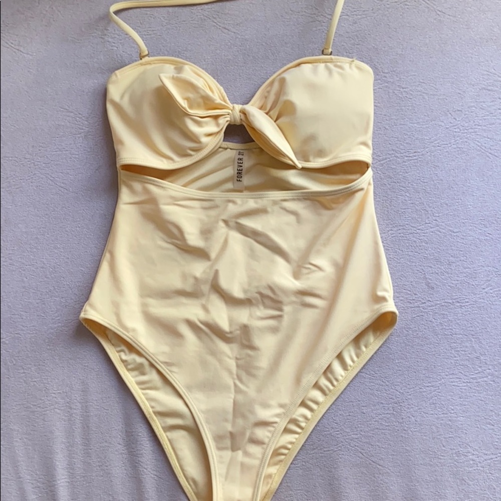 F21 one piece swimwear